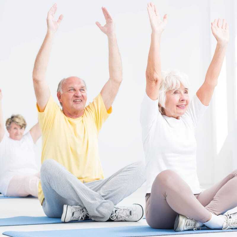 senior fitness class